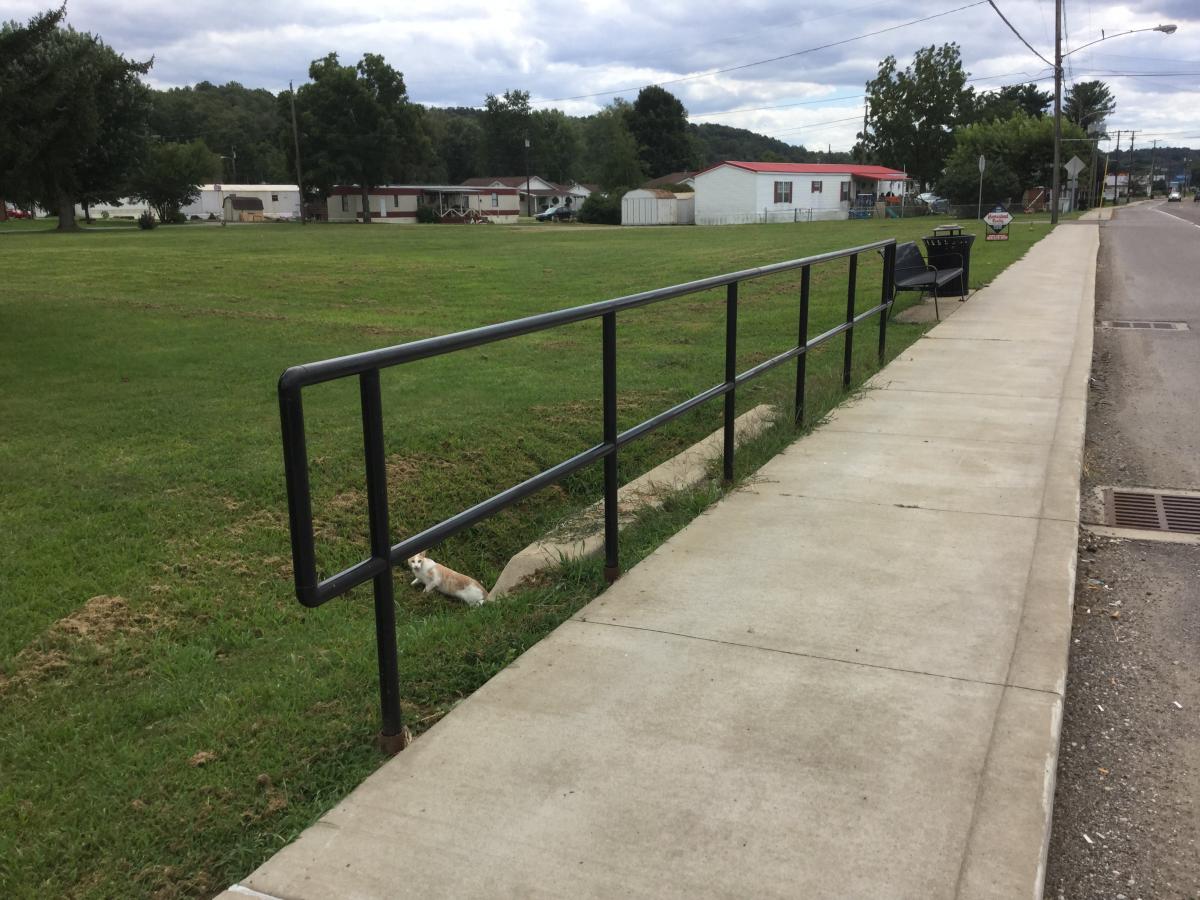 The Friendly City of Mason, WV., gets New Sidewalk SAFRAIL® Handrail 